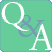 Q and A button graphic