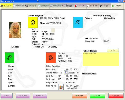 Patient Info Screen page graphic